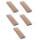 5Pièces Rangement Pratique Anches Hautbois ABS Couleur Marron 8