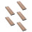 5Pièces Rangement Pratique Anches Hautbois ABS Couleur Marron 9