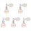 5Pcs Multi-Use Highlighter Gloss Sprayer Bottles in Light Gold 3