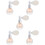 5Pcs Multi-Use Highlighter Gloss Sprayer Bottles in Light Gold 5