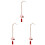 3Pièces Pendentifs Créatifs Durable Décor 3