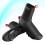 2Pièces Couvre-Chaussures Cyclisme Noires Thermiques Résistantes 7