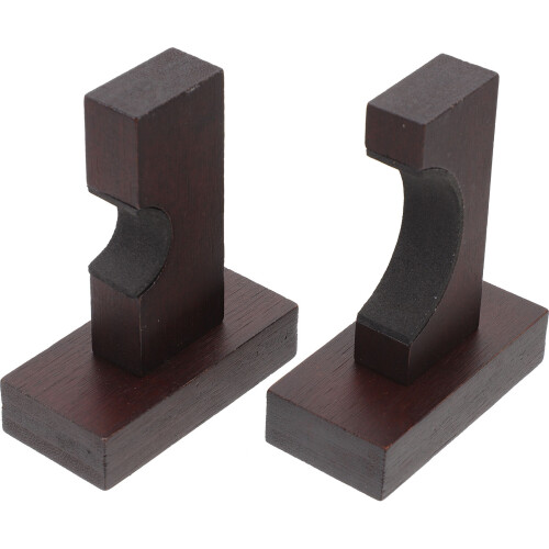 2Paires Présentoir Batte En Bois Mural Pour Collection Durable 2