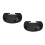 2Pcs Black Durable Multi-Function Chair Beverage Tray Portable Holder 6
