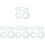 20Pcs Flexible Plastic Quilting Rulers Grey Patchwork Sewing Tools 3