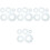 20Pcs Flexible Plastic Quilting Rulers Grey Patchwork Sewing Tools 4