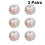 Rose Gold Silicone Earring Backs Soft Flexible Ear Stoppers 10