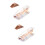 2Pcs Assorted Office Desk Stapler Portable Use 7