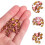 200pcs Diy Buttons Small Crystal 8
