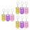 9Pcs Portable Calculator Key Ring Mini Electronic Student Calculators 7