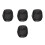 4Pcs Black Waterproof Shield with Reflective Strip for Bike 6