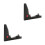 2Pièces Support Instrument Noir Durable Avec Manchons Silicone 11