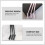 Eyelash Combs Girls 30set 4.3x0.3x0.2in 7