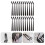 Eyelash Combs Girls 30set 4.3x0.3x0.2in 9