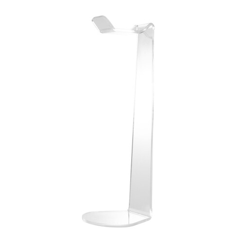 2Pcs Premium Transparent Headset Shelf Rack for Gaming and Workspaces 1