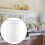 2Pcs Ceramic Food Storage Canisters White with Sealed Cover 9