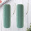 6Pcs Portable Toothbrush Toothpaste Organizer Green Hard Plastic Box 5