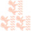 90Pcs Adorable Small Plastic Babies Pink Decoration Gift 3