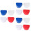 12Pcs Plastic Denture Box Assorted Colors Storage Case 6
