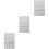 3Pcs Armrest Hanging Storage Organizer Grey Oxford Cloth for Sofa 6
