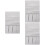 3Pcs Armrest Hanging Storage Organizer Grey Oxford Cloth for Sofa 7