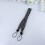 2Pcs Black Curtain Tiebacks Belt with Braided Polyester Rope for Elegant Drapery 2