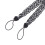2Pcs Black Curtain Tiebacks Belt with Braided Polyester Rope for Elegant Drapery 3