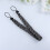 2Pcs Black Curtain Tiebacks Belt with Braided Polyester Rope for Elegant Drapery 5