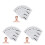 3Pcs Eyebrow Stencil Templates White Adhesive Precision Shaping Tools 8