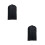 10Pcs Black Breathable Suit Covers Washable Dust-Proof Storage Bags 9