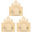 3Sets Interactieve Khaki Busy Board Kinderspeelgoed DIY Educatief 2