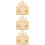 3Sets Interactieve Khaki Busy Board Kinderspeelgoed DIY Educatief 7