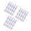 75Pièces Violet Vintage Organza Pour Rangement 9