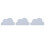 3Pcs Heat Resistant Grey Silicone Cloud Table Mats Kids Washable 5
