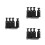 3Pcs Black Finger Trainer Hand Exerciser for Guitar Music Practice 5