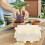 Herbruikbare Plastic Mal Voor Cement Bloempotten in Beige Kleur 6