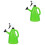 2St Huiselijke Tuinsproeier Groen Compact Plantenspuit 3