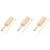 3Sets Professional Wood Music Instruments with Handle for Decor 10