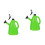2St Huiselijke Tuinsproeier Groen Compact Plantenspuit 4