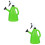 2St Huiselijke Tuinsproeier Groen Compact Plantenspuit 6
