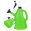 2St Huiselijke Tuinsproeier Groen Compact Plantenspuit 9