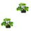 2Pcs Artificial Bonsai Tree for Plastic Decoration 2