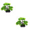 2Pcs Artificial Bonsai Tree for Plastic Decoration 5