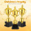5Pièces Trophées Décoratifs Dorés En Trophy Multi-Usage 7
