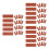 300Pcs Handmade PU Tags Light Brown for Crochet Sewing Labels 7