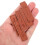 300Pcs Handmade PU Tags Light Brown for Crochet Sewing Labels 10