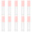 30Pcs Pink Lip Balm Tubes Durable ABS Refillable Lip Gloss Containers 2