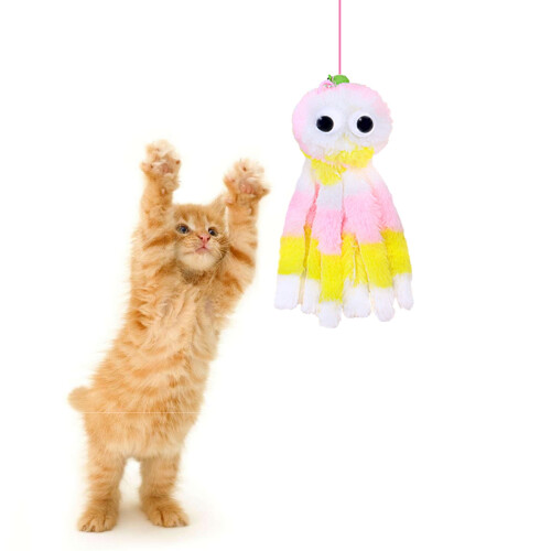 Παιχνίδι Squeaky Plushie για γατάκια με διαδραστικό ήχο για ασφαλή διαδραστικό παιχνίδι 1