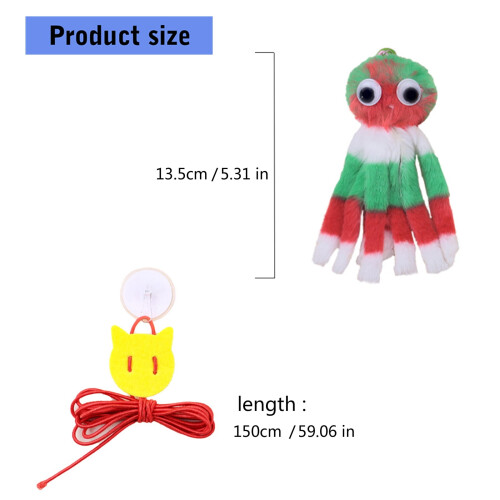 Παιχνίδι Squeaky Plushie για γατάκια με διαδραστικό ήχο για ασφαλή διαδραστικό παιχνίδι 2