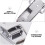 24Pcs Home Use Silver Cabinet Toggle Hasps Spring Loaded Latch Locks 5